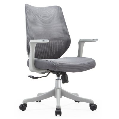 mesh lift chair YC-032灰色有腰枕（主图）